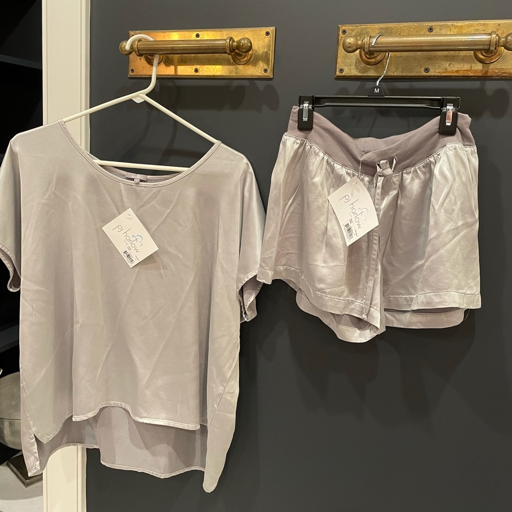 PJ Harlow Silver PJ Set